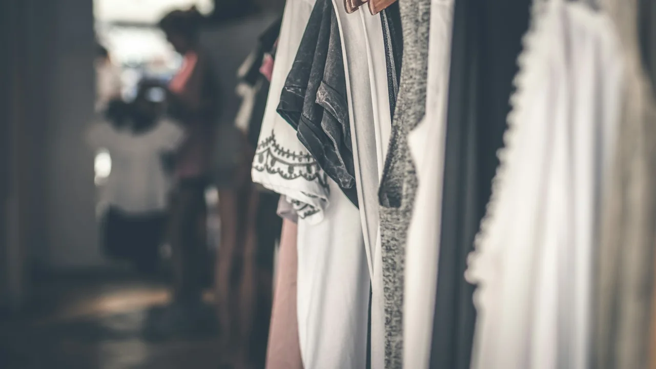 selective focus photography of clothes