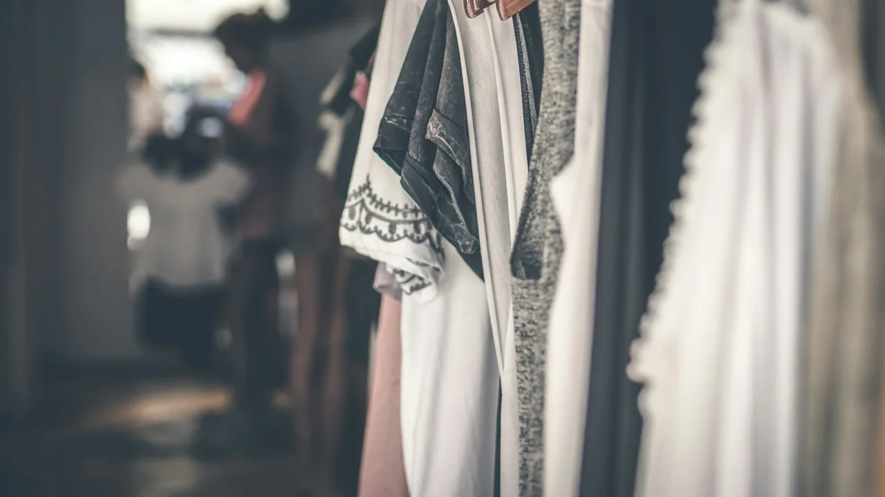 selective focus photography of clothes