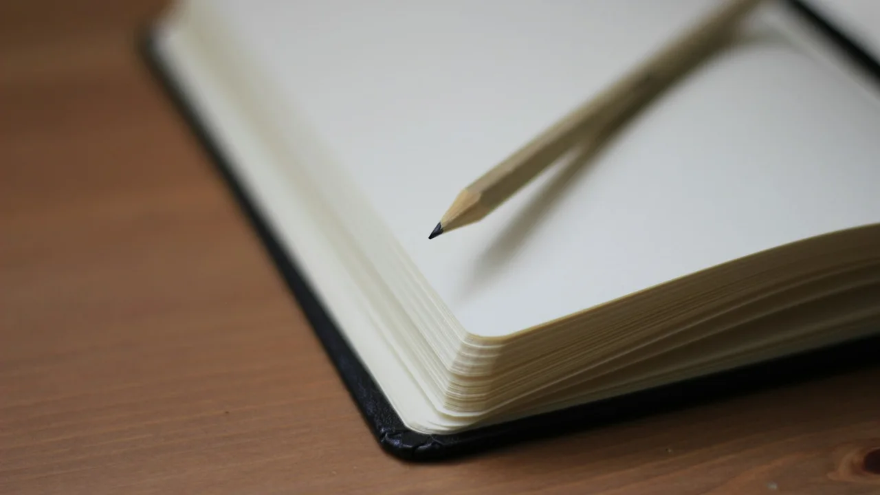 shallow focus photography of pencil on book