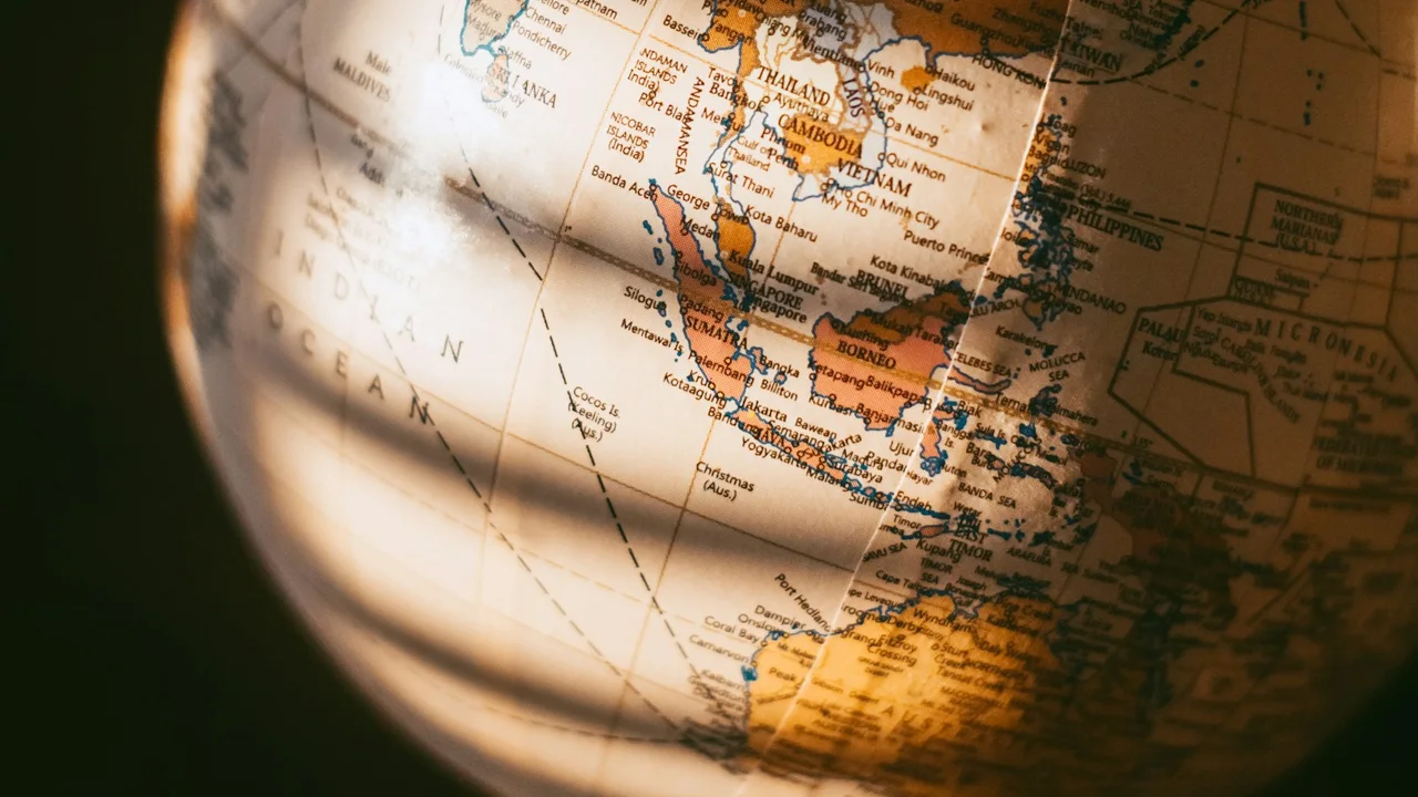 close up photo of desk globe